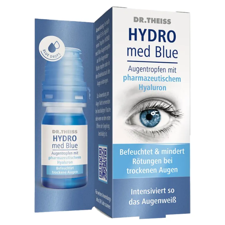 Dr. Theiss HYDRO med Blue Augentropfen, 10 ml
