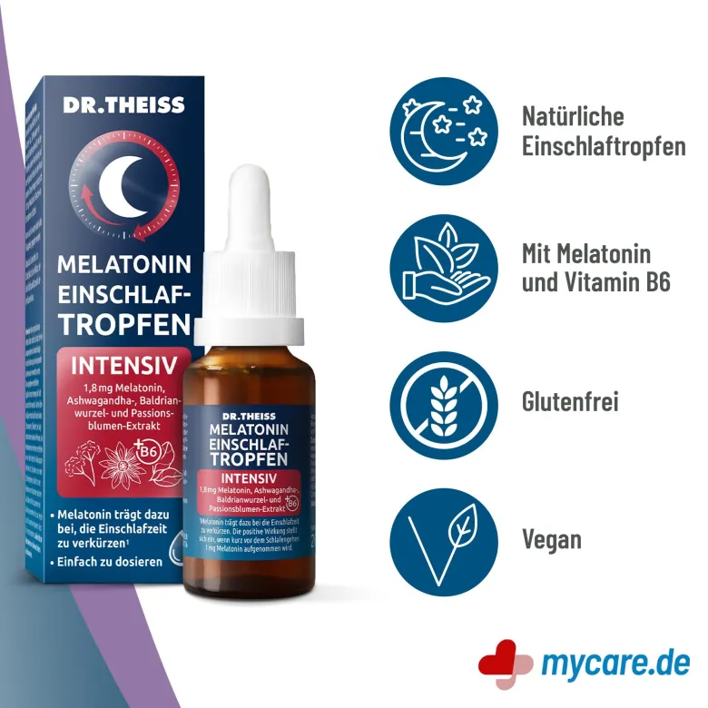 Dr. Theiss Melatonin Einschlaf-Tropfen intensiv, 20 ml