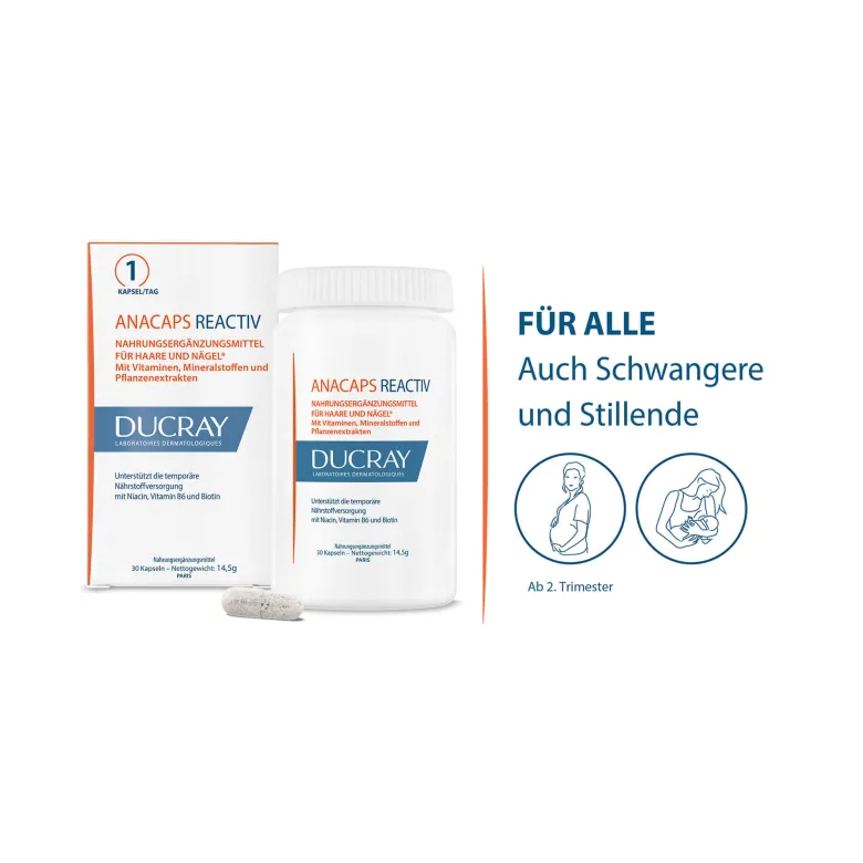 Ducray Anacaps Reactiv Kapseln, 30 St