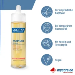 Ducray Anaphase Creastim Lotion bei temporärem Haarausfall, 60 ml