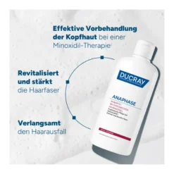Ducray Anaphase Shampoo bei chronischem Haarausfall, 400 ml