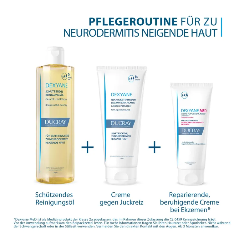 Ducray Dexyane Schützendes Reinigungsöl, 400 ml