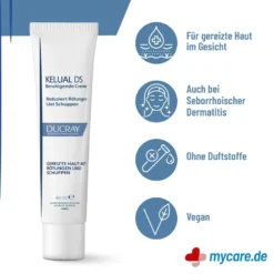 Ducray Kelual DS Beruhigende Anti-Schuppen Creme, 40 ml