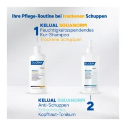 Ducray Kelual Squanorm Shampoo Trockene Schuppen, 200 ml