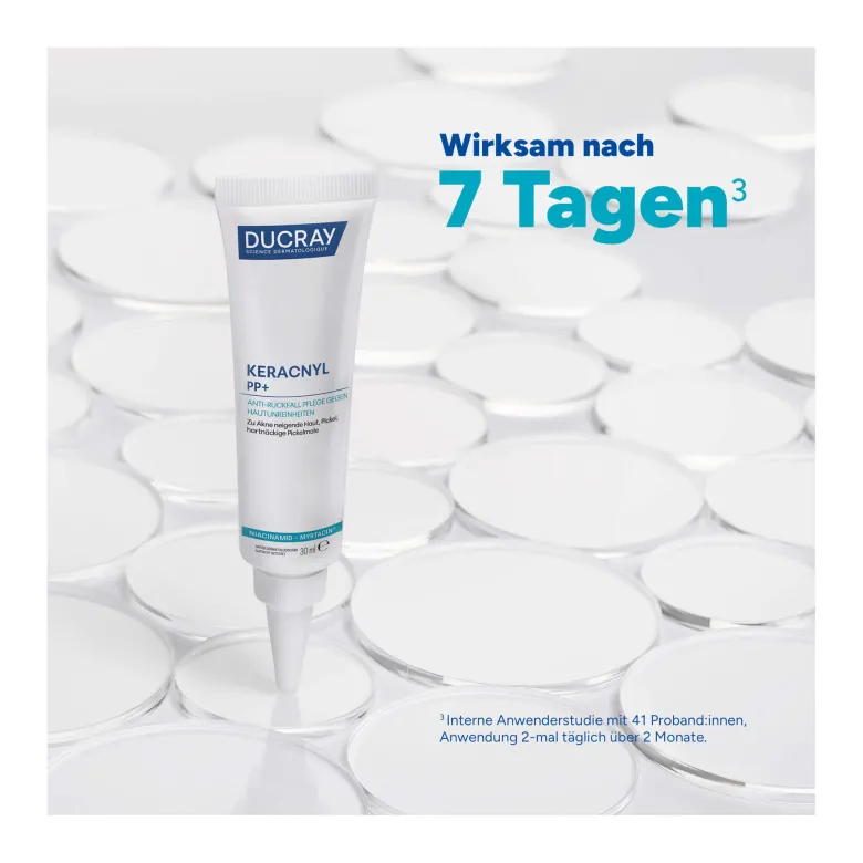 Ducray Keracnyl PP+ Creme gegen Hautunreinheiten, 30 ml