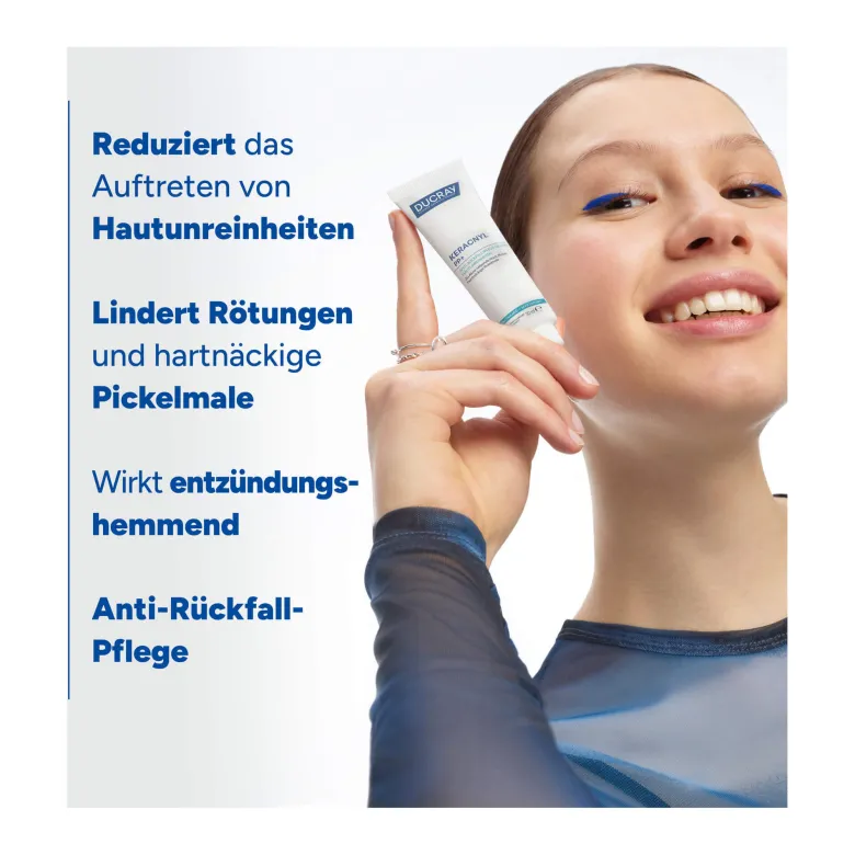Ducray Keracnyl PP+ Creme gegen Hautunreinheiten, 30 ml