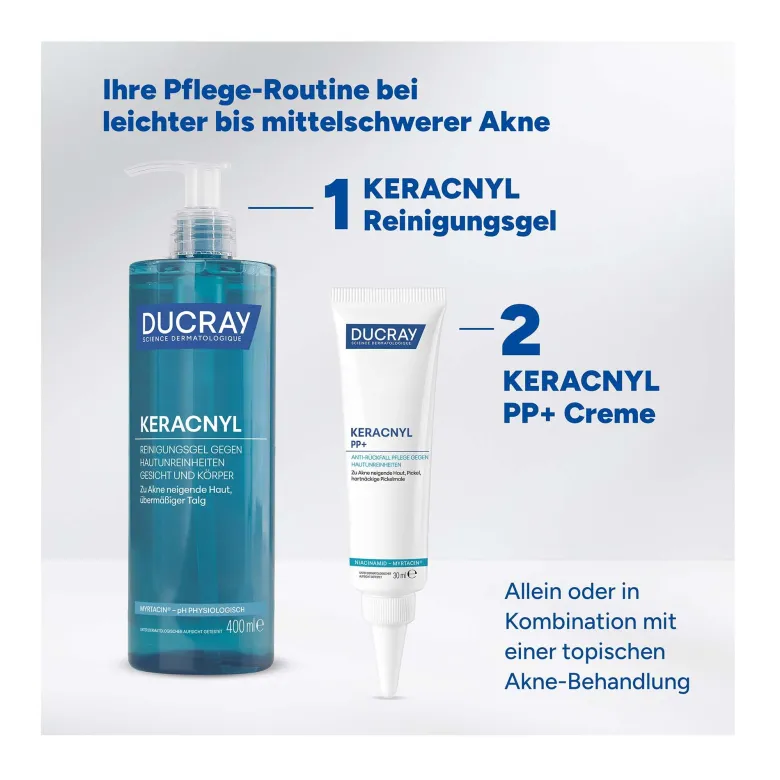 Ducray Keracnyl PP+ Creme gegen Hautunreinheiten, 30 ml