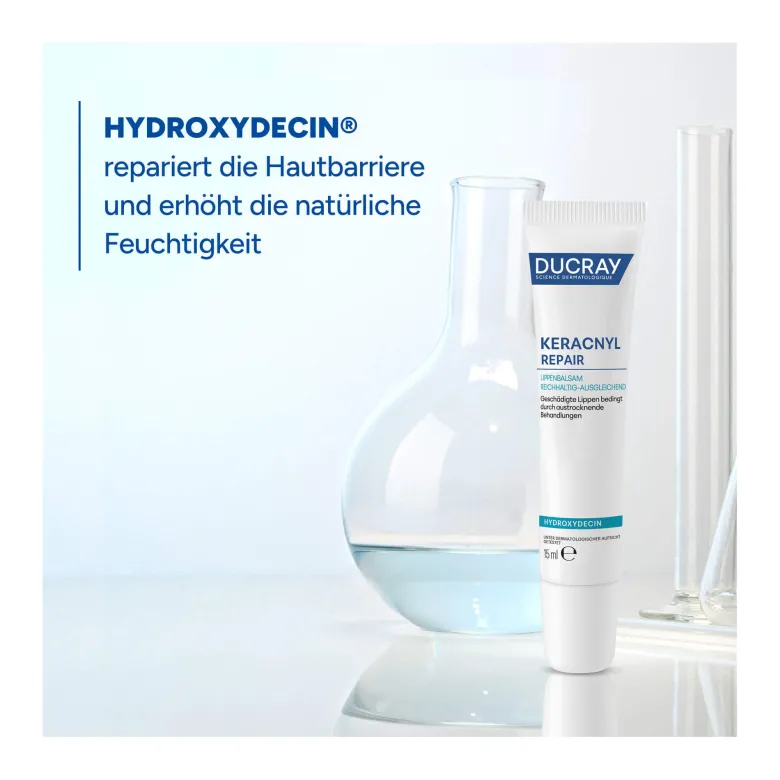 Ducray Keracnyl Repair Lippenbalsam für die Akne-Behandlung, 15 ml