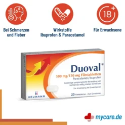 Duoval 500 mg/150 mg Filmtabletten, 20 St
