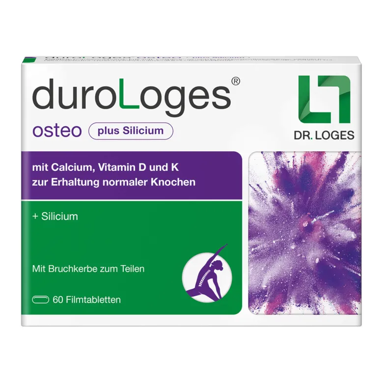 DuroLoges osteo Filmtabletten plus Silicium, 60 St