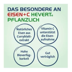 Eisen+C Hevert pflanzliche Kapseln, 60 St
