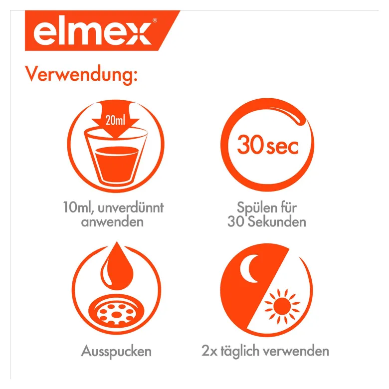 Elmex Kariesschutz Zahnspülung, 400 ml