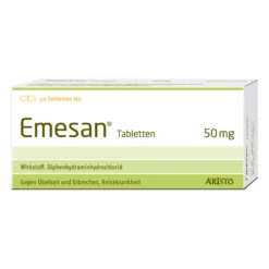 Emesan Tabletten Diphenhydramin-HCl, 50 St