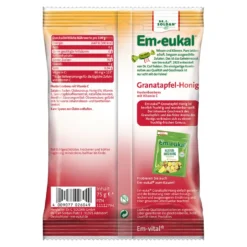 Em-eukal Bonbons Granatapfel-Honig zuckerhaltig, 75 g