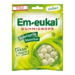Em-eukal Gummidrops Eukalyptus-Menthol zuckerhaltig, 90 g