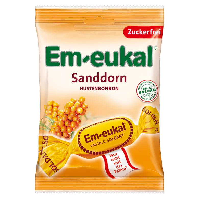 Em-eukal Sanddorn zuckerfrei, 75 g