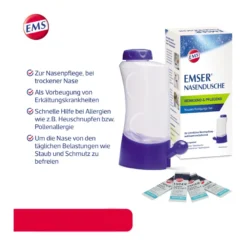 Emser Nasendusche mit 4 Beuteln Nasenspülsalz, 1 St