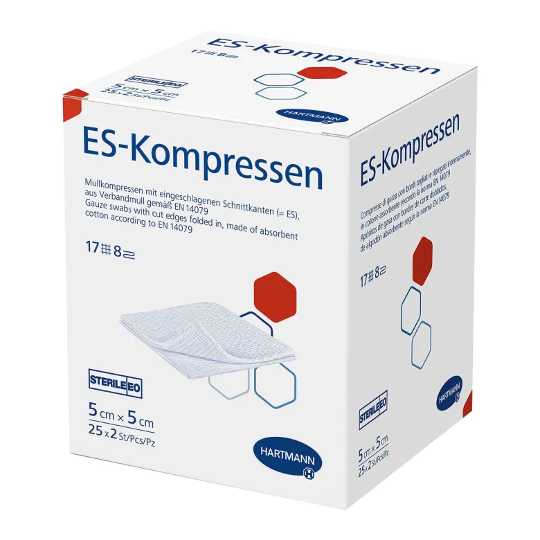 ES-Kompressen steril 5 x 5 cm 8fach, 25X2 St
