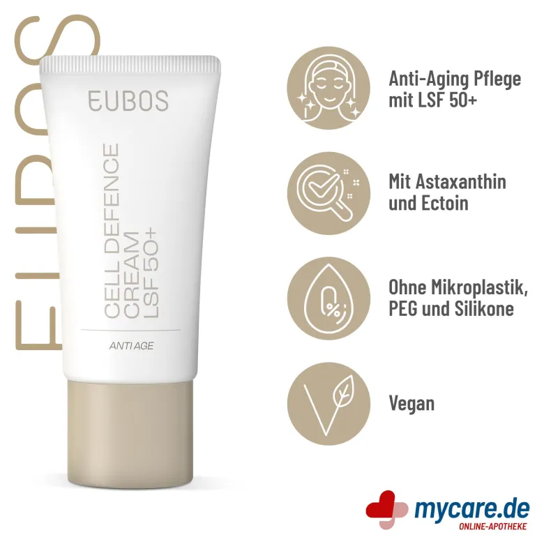 Eubos Anti Age Cell Defence Cream LSF 50+, 50 ml