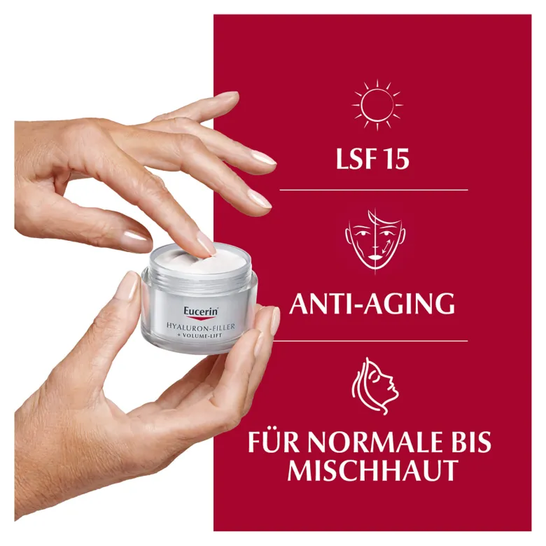 Eucerin Anti-Age Hyaluron-Filler+Volume-Lift Tagespflege, 50 ml