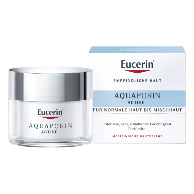Eucerin AQUAPORIN ACTIVE Creme für normale bis Mischhaut, 50 ml