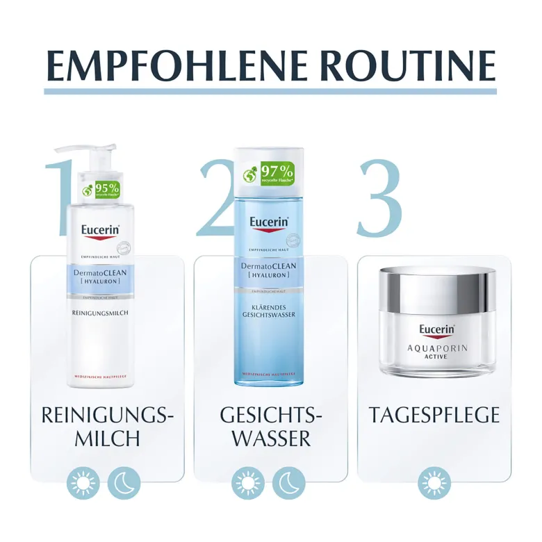 Eucerin AQUAPORIN ACTIVE Creme für normale bis Mischhaut, 50 ml