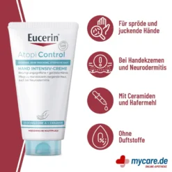 Eucerin AtopiControl Hand Intensiv-Creme, 75 ml