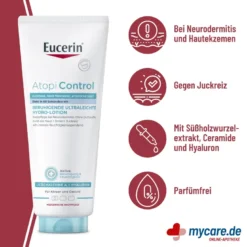 Eucerin AtopiControl Ultraleichte Hydro-Lotion, 400 ml