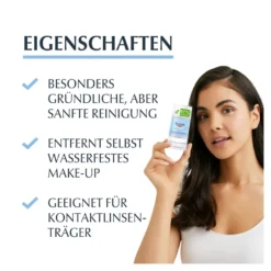 Eucerin DermatoCLEAN Augen Make-up Entferner, 125 ml