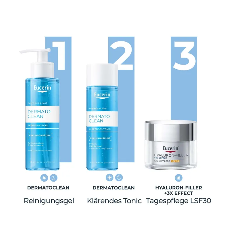 Eucerin DermatoCLEAN Hyaluron Klärendes Gesichtswasser, 200 ml