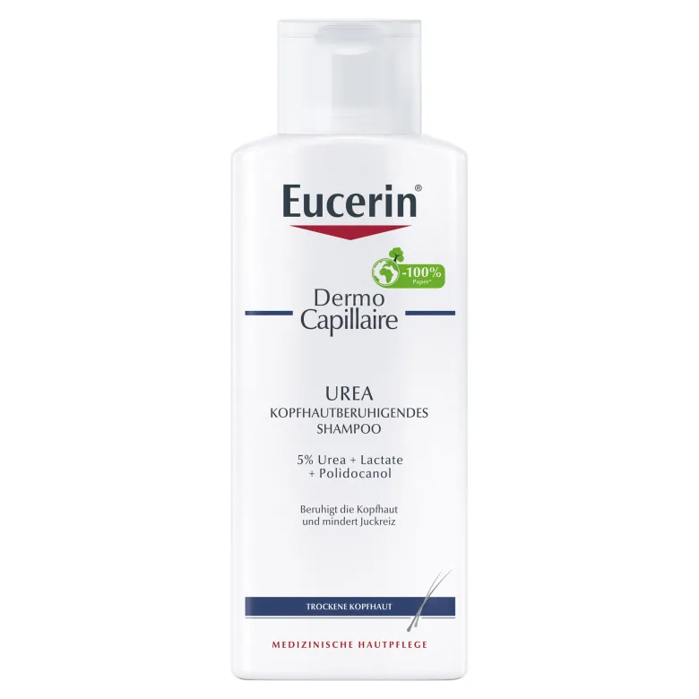 Eucerin DermoCapillaire Kopfhautberuhigendes Urea Shampoo, 250 ml