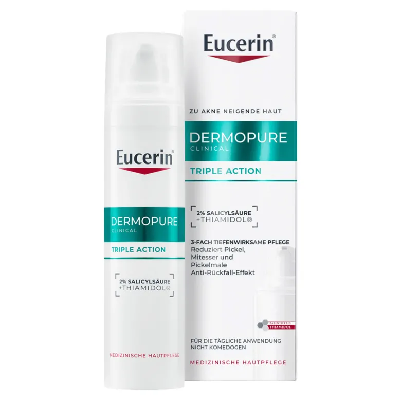 Eucerin DermoPure Clinical Triple Action Pflege, 40 ml