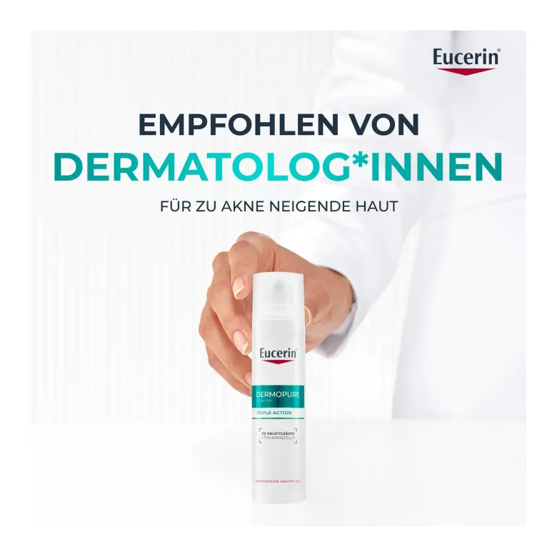Eucerin DermoPure Clinical Triple Action Pflege, 40 ml