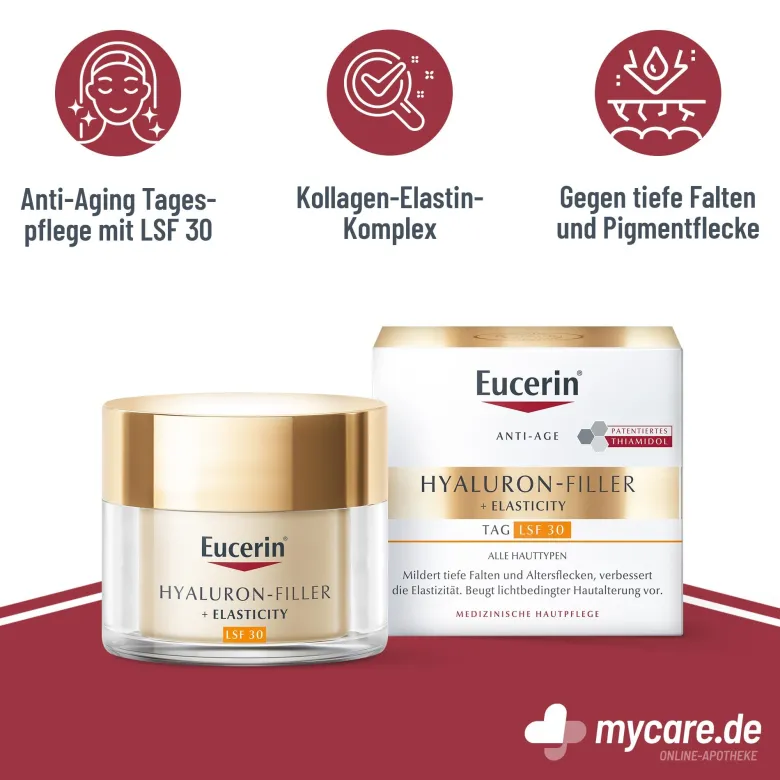 Eucerin Hyaluron-Filler + Elasticity Tagespflege LSF 30, 50 ml