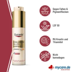 Eucerin Hyaluron-Filler+Elasticity Ultraleicht Tag LSF 50, 50 ml