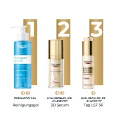 Eucerin Hyaluron-Filler+Elasticity Ultraleicht Tag LSF 50, 50 ml