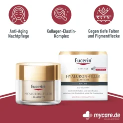 Eucerin Hyaluron-Filler + Elasticity Nachtpflege, 50 ml