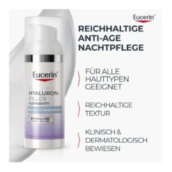 Eucerin Hyaluron-Filler+Longevity Epigenetic Nachtpflege, 50 ml