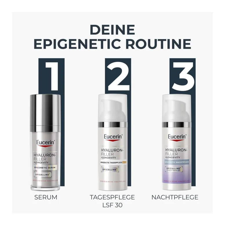 Eucerin Hyaluron-Filler+Longevity Epigenetic Tagespflege, 50 ml