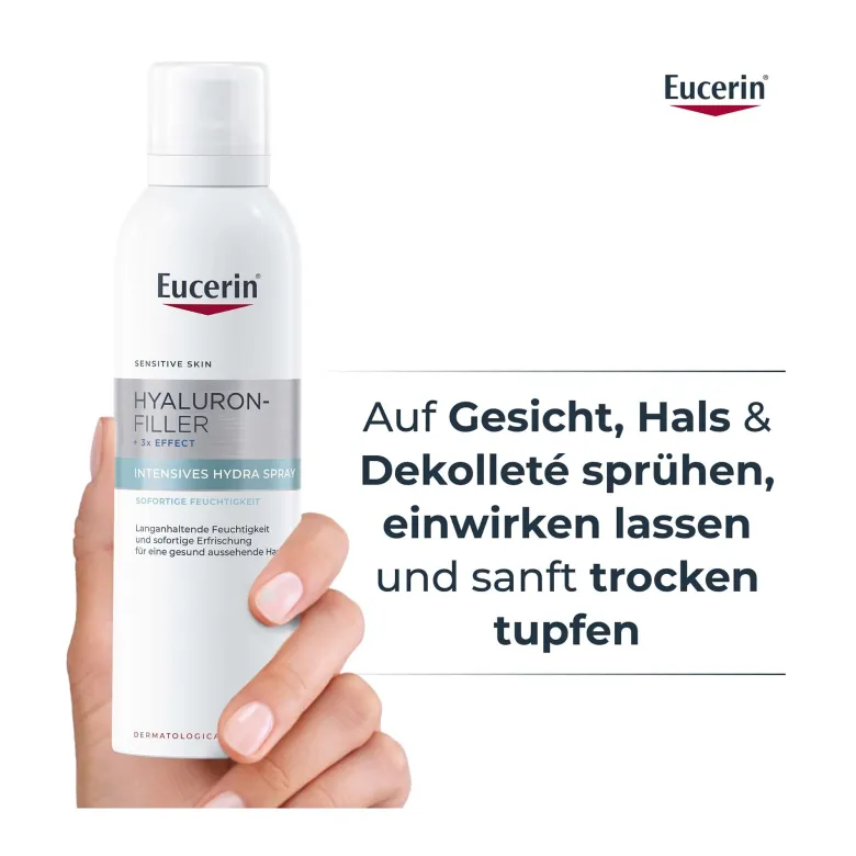 Eucerin Hyaluron-Filler + 3x Effect Intensives Hydra Spray, 150 ml