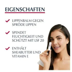 Eucerin Lip Active LSF 20, 4.8 g