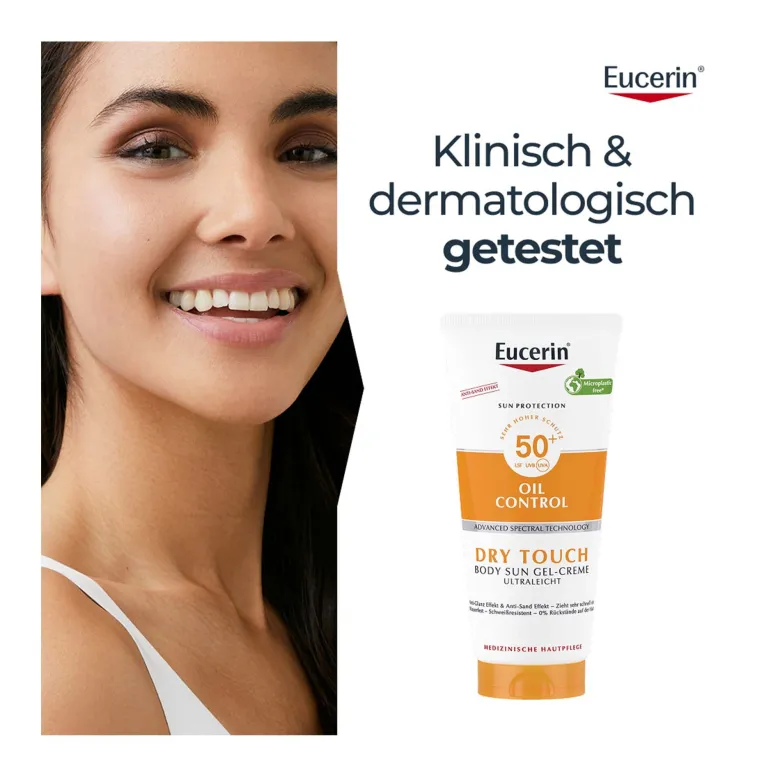 Eucerin Oil Control Body Sun Gel-Creme LSF 50+, 200 ml