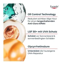 Eucerin Oil Control Body Sun Gel-Creme LSF 50+, 200 ml