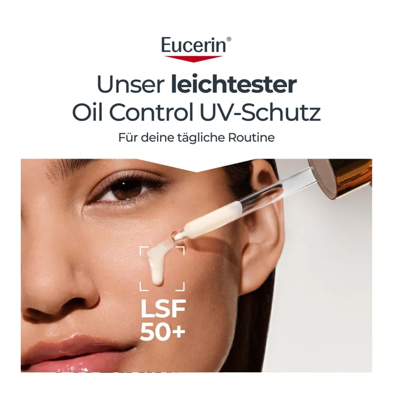 Eucerin Oil Control Face Sun Tägliches UV-Serum LSF 50+, 30 ml