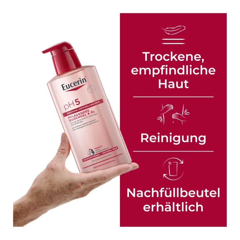 Eucerin pH5 Pflegendes Duschgel & Öl, 400 ml