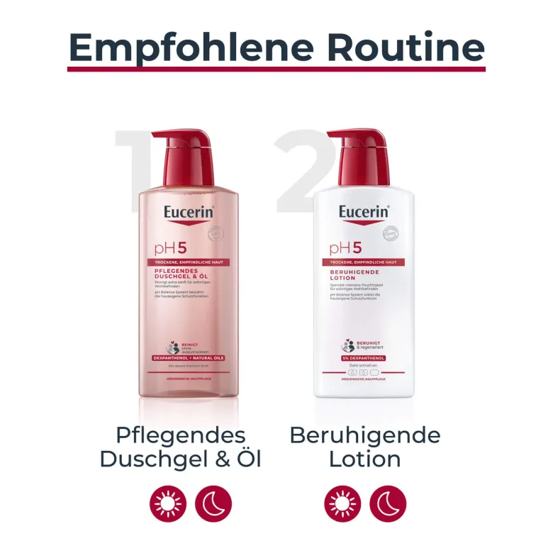 Eucerin pH5 Pflegendes Duschgel & Öl, 400 ml