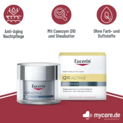 Eucerin Q10 Active Nachtpflege, 50 ml