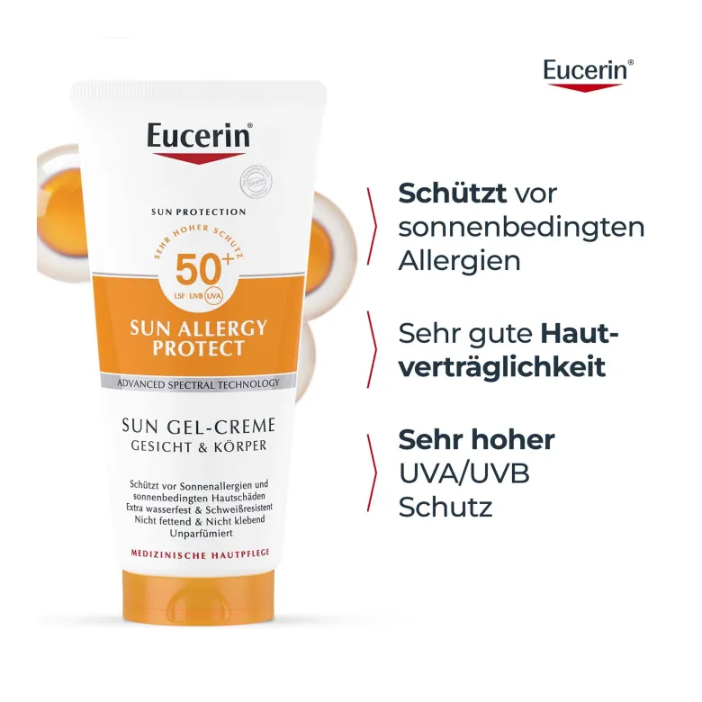 Eucerin Sun Allergy Protect Sun Gel-Creme LSF 50+, 200 ml