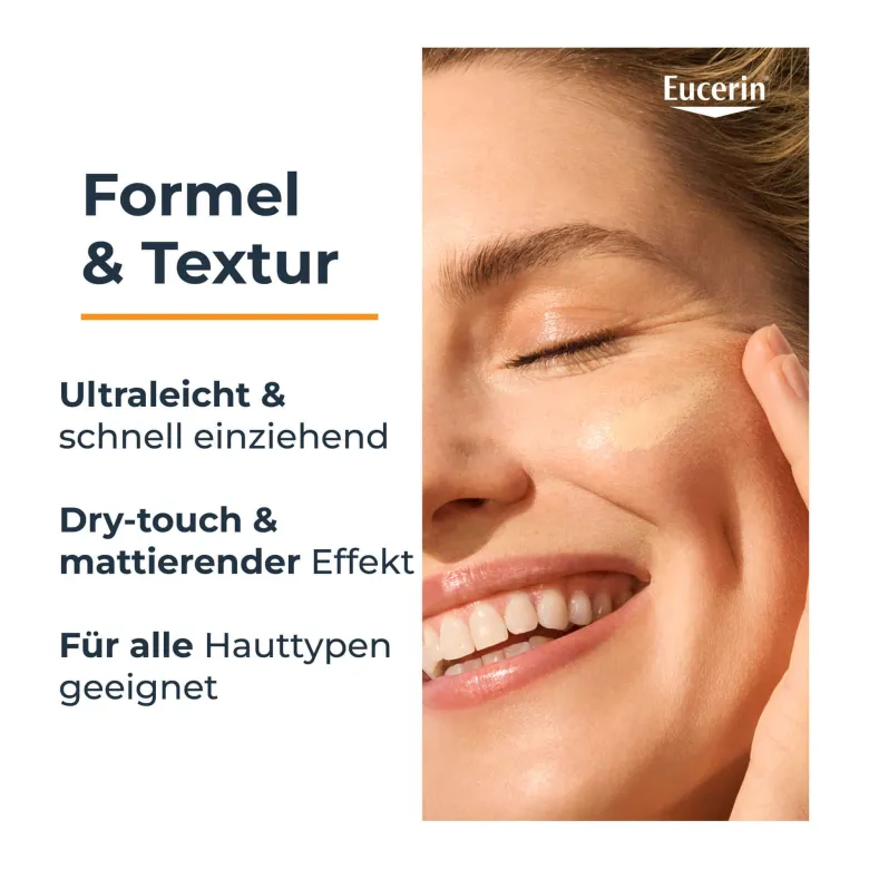 Eucerin Sun Hydro Protect Face Fluid LSF 50+ getönt hell, 50 ml