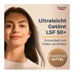 Eucerin Sun Hydro Protect Face Fluid LSF 50+ getönt mittel, 50 ml